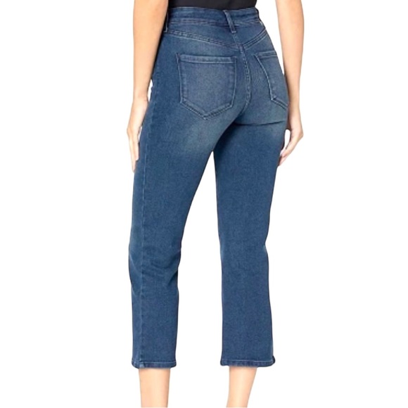 William Rast super high rise flare cropped jeans 25 NWT - Picture 3 of 9